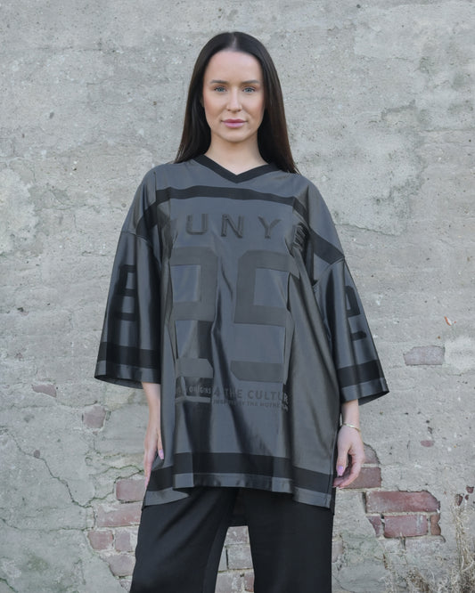 MUNYÉ Satin Jersey Black