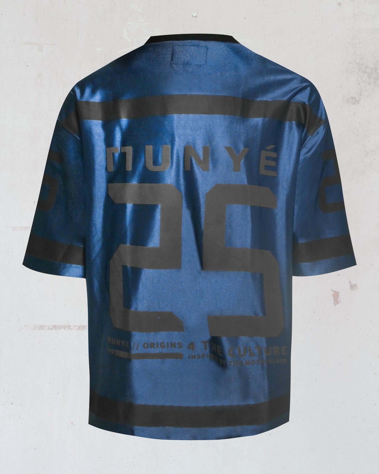 MUNYÉ Satin Jersey Blue