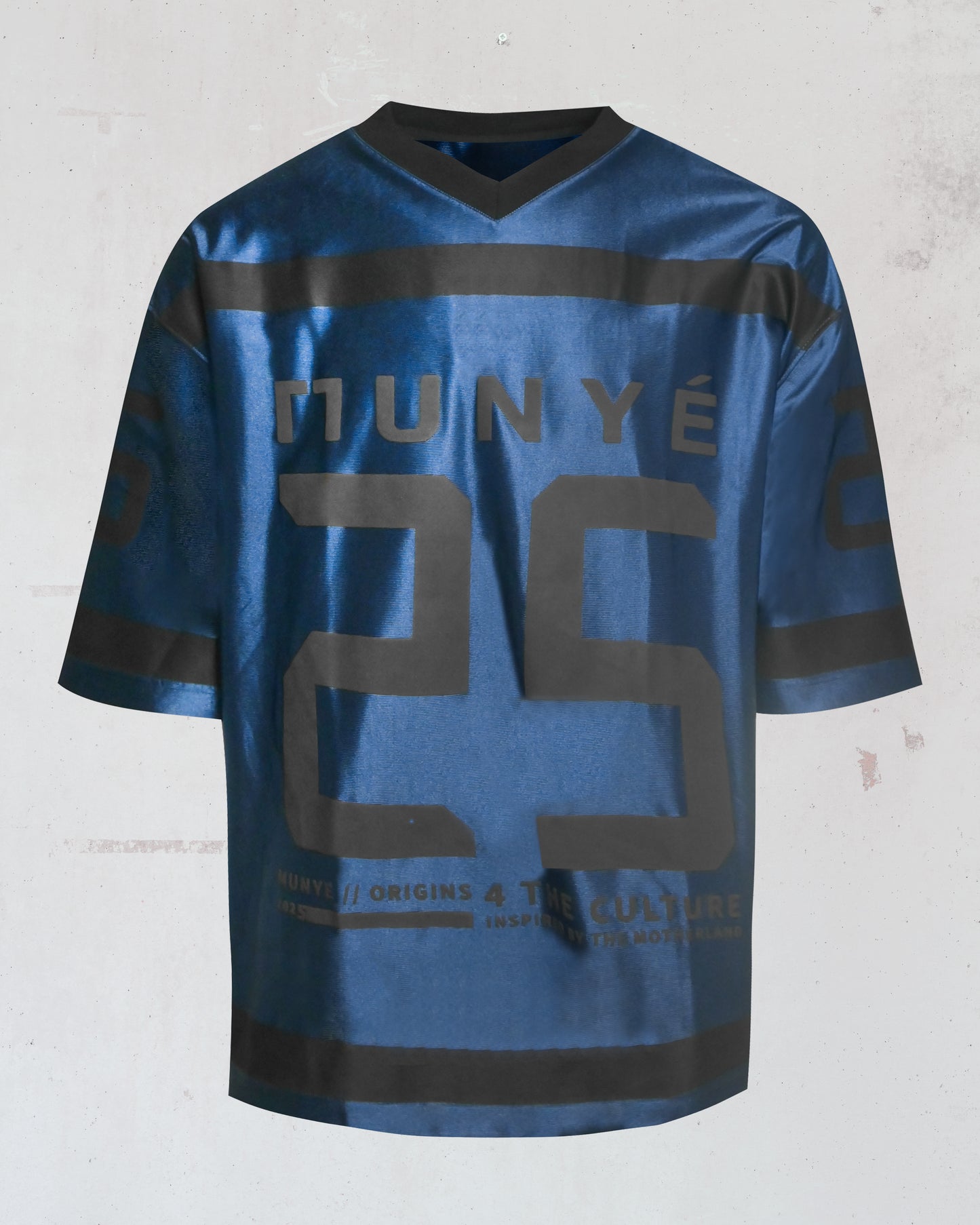 MUNYÉ Satin Jersey Blue