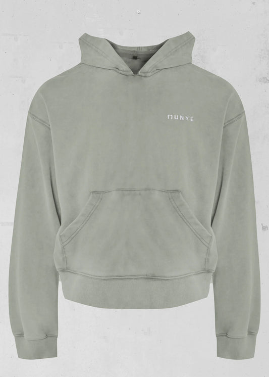 MUNYÉ Vein Hoodie -  Light Grey